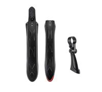 Generico 1 Paio di Accessori for Ciclismo Regolabili con Ali parafango Anteriori e Posteriori for Mountain Bike(A Black)
