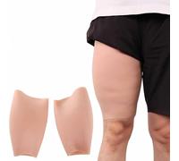 Generico 1 Paio di Cuscinetti Coscia in Silicone Realistici, Cuscinetti per Polpacci e Gambe in Silicone, Adatti a Gambe e Braccia Storte o Sottili, Copriscarpe a Manica, Morbidi e Naturali
