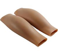 Generico 1 Paio di Cuscinetti in Silicone per Polpacci, Potenziatore per Gambe e Braccia, Correttore per Polpacci per Gambe Sottili, Magre o Storte, Coprire Cicatrici,Color 2,Medium