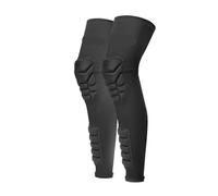 Generico 1 Paio di Ginocchiere a Compressione a Nido d'Ape Lunghe Maniche da Basket for Uomo Donna Adolescenti Sport Polpaccio tutore Calcio Palestra Leggings(Black,XL)