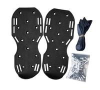 Generico 1 Paio di Scarpe per Aeratore per Prato - Aeratore di da 32x15 Cm con Picchi A Doppia Molla Design | Scarpe A Spillo Strap-on Facili per L' Aerazione Regolabile per Uomini Donne da Gia