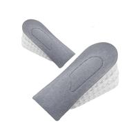 Generico 1 paio di solette invisibili for aumentare l'altezza for donne e uomini, mezza soletta a 3 strati con sistema sollevamento ad aria per scarpe(Grey 5cm)