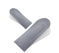 Generico 1 paio di solette invisibili for aumentare l'altezza for donne e uomini, mezza soletta a 3 strati con sistema sollevamento ad aria per scarpe(Grey 3.5cm)