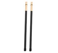 Generico 1 Paio Spazzola Per Tamburo Aste Tamburellare Mazze Da Percussione Martello a Tamburo Manico Di Scopa Martello a Percussione Bastoncini Musicali Black