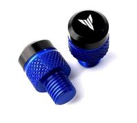 Generico 1 Pair Motorcycle M10*1.25 Aluminum Screws Bolts Cover Screws Caps Mirror Hole Plug Modified Parts Compatible with MT03 MT07 MT09