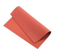 Generico 1 Pannello/Cuscinetto in Schiuma di Silicone Resistente alle Alte Temperature, Schiuma sigillante Antiurto(500x500x2mm)