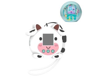 Generico 1 PC Custodia protettiva per mucca carina con cordino per Punirunes Giocattolo Digitale Interattivo Touch Interactive Toy Copertura Protettiva per bambini