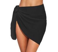 Generico 1 Pezzi Pareo Mare Donna, Sarong Coprire Gonne, Bikini Coprire Multiuso Beach Wrap, Copricostume Corto del Chiffon per Vacanza Party Beachwear Traspirante