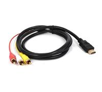 generico 1 Pezzo Cavo HDMI-AV - Audio-Video 3RCA Rosso/Giallo/Bianco