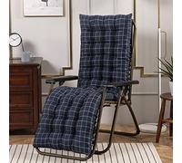 Generico 1 Pezzo Cuscini da Sedia a Dondolo, Portatile Patio Dondolo Cuscino, Antiscivolo, per Esterni, Spiaggia (Senza Sedia)(Size:48x120cm(18.9x47.2inches),Color:Blue)