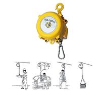 Generico 1 Pezzo di bilanciatore a Molla Regolabile per Utensili - Avvolgitore ergonomico per Fune Metallica da 1,5 m, Acciaio Legato Resistente, Supporta 160-180 kg per Una Maggiore efficienza lavor