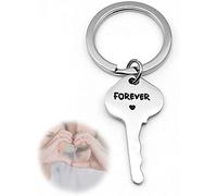 Generico 1 Pezzo Paio di Portachiavi a Forma di Cuore You Hold The Key to My Heart e Il Portachiavi a Forma di Chiave per Lui e lei Regali Anniversario San ValentinoDesign Pratico e duraturo