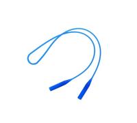 Generico 1 pz. Cinghie for occhiali da vista, elastiche in silicone, catene for occhiali da sole, sport, corde antiscivolo for occhiali.(B-dark blue)