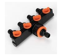 Generico 1 pz connettore for irrigazione da Giardino distributore connettore for capezzoli Interruttore Regolabile for Splitter for Tubo a Quattro Vie for spruzzatura di Rubinetto Esterno