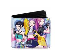 Generico 1 pz Demon Hunters Portafoglio periferico Gioco periferico portafoglio in pelle Stampa Breve tratto (style 3)