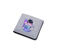 Generico 1 pz Demon Hunters Portafoglio periferico Gioco periferico portafoglio in pelle stampa breve PU (style 6)