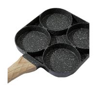 Generico 1 pz/uovo fritto hamburger macchina padella antiaderente for uso domestico a quattro fori frittata artefatto piccolo pancake pan uovo stampo for hamburger