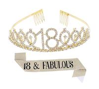 Generico 1 Set 2 Pezzi cintura cerimoniale della fasce per il trucco fascia per truccarsi hair charms decorazioni feste cintura di etichetta di compleanno cintura di galateo stoffa