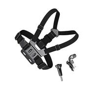 Generico 1 Set Accessori Per Telecamere Di Movimento Fascia Toracica Per Fotocamera Sportiva Cintura Pettorale Per 4 3+ 3 2 1 Fascia Toracica Per 4 3+ 3 2 1 Black