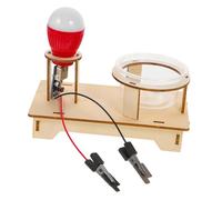 Generico 1 Set Assistenza didattica dell'esperimento conduttivo kit giocattoli fisici corredo scientifico Modulo di esperimento esperimenti di fisica esperimento di fisica Di legno