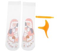 Generico 1 Set Calzini Per Pedicure Da Massaggio Pediluvio e Attrezzo Calze Punto Di Pressione Del Piede Massaggio Ai Piedi Calzini Termici Massaggiatore Plantare Calzini Da Pilates Tessuto