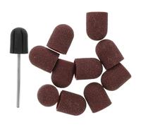 Generico 1 Set Manicure Anello Di Sabbia Tappo Testa Di Macinazione Supporto Levigatura Punta Per Unghie Asciugatrice Kit Gel Per Unghie Per Trapano Per Unghie Sfregamento