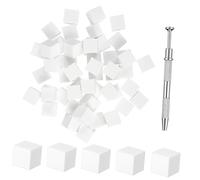 Generico 1 Set spugna per unghie bastoncini per campioni di unghie bignè cosmetici spugne per unghie per sbiadire il spugne per unghie che sbiadiscono il Acciaio inossidabile