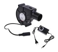 Genérico 1 x Air Mover Fan, Blower Fan 12 V Air Blower US/EU Plug, Blowers For Gonflatables, DC Quiet Motor Drying Fans, Portatile Fans Blowers For Ventilating, Radiatore, Desktop, Console, TV