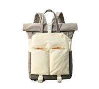 Generico 1 zaino resistente all'acqua for l'escursionismo all'aperto | Nylon, resistente all'acqua, patchwork, cintura con cuscino d'aria, 20-35 litri, unisex, escursionismo(Style-2)
