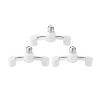 Generico 10-1PCS Portalampada di conversione da E27 a 2E27 Supporto testa lampada 85-285V(3PCS)