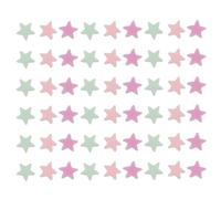 Generico 10 Pezzi Decorazioni per Unghie a Forma di Stella in Resina Rosa, Materiale Confortevole e Facile da Usare, per Manicure Creative