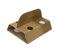 Generico 10 Pezzi di Porta Bottiglie Birra Take 4 STEINIE (Collo Corto) con Maniglia 15x13.5x4 cm portabottiglie