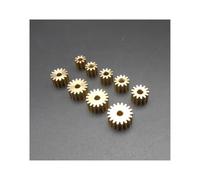 Generico 10 Pezzi/Lotto 0,4 modulo 0,4 m ingranaggio in Ottone Foro Apertura 2 mm 1,98 mm 2A 92A 102A 112A 122A 132A 14T15T16T17T18T pignone cilindrico Piccolo(0.4M13T2A)