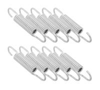 Generico 10 Pezzi Molla di Ritorno per Scooter Elettrico in Metallo Argento Design a Doppio Supporto Alta Elasticità per Percorsi Campestri e Terreni Vari