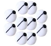 Generico 10 Pezzi Naso di Sicurezza per Peluche Accessori Fai da Te per Naso di Animale di Peluche per Artigianato e Laboratori Creativi