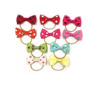 Generico 10 Pz/5 Pz Cute Puppy Dog Bowknot Archi per Capelli con Elastico Accessori per Capelli Fatti A Mano Fiocco Cani di Piccola Taglia Gatti Pet Grooming FornitureDeft è Stato elaborato