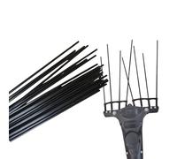 Generico 10 Pz Bacchette in Fibra di Carbonio per Abbacchiatore Olive - Astine Ø5 x 350 mm, Ricambio per Scuotitori Raccogli Olive, Leggere e Resistenti