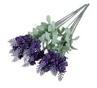 Generico 10 Teste di Fiori Artificiali di Fiori di Seta di Lavanda, Decorazioni per la casa, Decorazioni Fai-da-Te, Viola Scuro, Creative e utiliBella e abile.