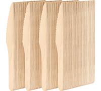 Generico 100 200 300 Coltelli in legno di betulla - monouso - biodeagradabili - 16 cm Posate compostabili 100% Naturale (200 pezzi)