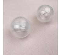 Generico 100 Coin Operated Bubble Gum Machine Empty Balls,Candy Vending Machine Empty Balls, (Transparent)