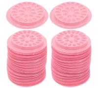 Generico 100 Pezzi Supporto per Innesto Ciglia Plastica Rosa Pallet Porta Colla per Extension Ciglia Strumento per Estetiste e Professionisti Applicazione Innesti Facile Trasporto e Uso
