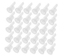 Generico 100 Pezzi Tappo per bottiglia di olio essenziale diffusore perdere barattolo d'olio pompa Tappo di ricambio per cappuccio. Tappo per bottiglie di olio essenziale Transparent