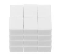 Generico 100 Spugne per Unghie Manicure in Spugna di Pasta Sfoglia Mini Quadrate Bianche 1cm, Strumento per Nail Art Punta Francese, per Sfumature Precise e Trucco Professionale in Viaggio