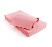 Generico 100 Tovaglie in TNT Tessuto Non Tessuto Misura 100x100cm COPRIMACCHIA 50gr m/q Ideali per la ristorazione sagre feste vari colori (Rosa)