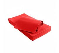 Generico 100 Tovaglie in TNT Tessuto Non Tessuto Misura 120x120cm COPRIMACCHIA 50gr m/q Ideali per la ristorazione sagre feste vari colori (Rosso)