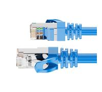 Generico 10ft High-Speed Heavy Duty Network Cords, Cat 6 Ethernet Patch Cable, 10Gbps Shielded LAN Cord, Internet Wire Cables For Routers, Modems, Printers, Computers
