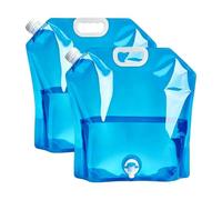 Generico 10L Portable Foldable Water Storage Bag with Spigot 2-Pack