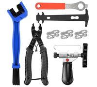 Generico 11-in-1 Bike Chain Breaker Tool Kit with Chain Plier, Wear Gauge and Puller - Compatible 6-10 Speed Bicycle Repair and Maintenance