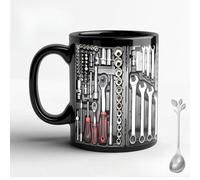 Generico 11oz The Ultimate Mechanic'S Toolbox Mug, Mechanic Coffee Cup, Realistic Tool Details & Comfortable Handle, for Husband Dad Friends Mechanics (#B)