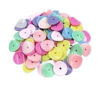 Generico 12-19mm 20/60 pz Perline Sparse Rotonde con Lettera Goccia per Realizzare Braccialetti Fai da Te Materiale Fatto a Mano(2 60pcs 12mm)
